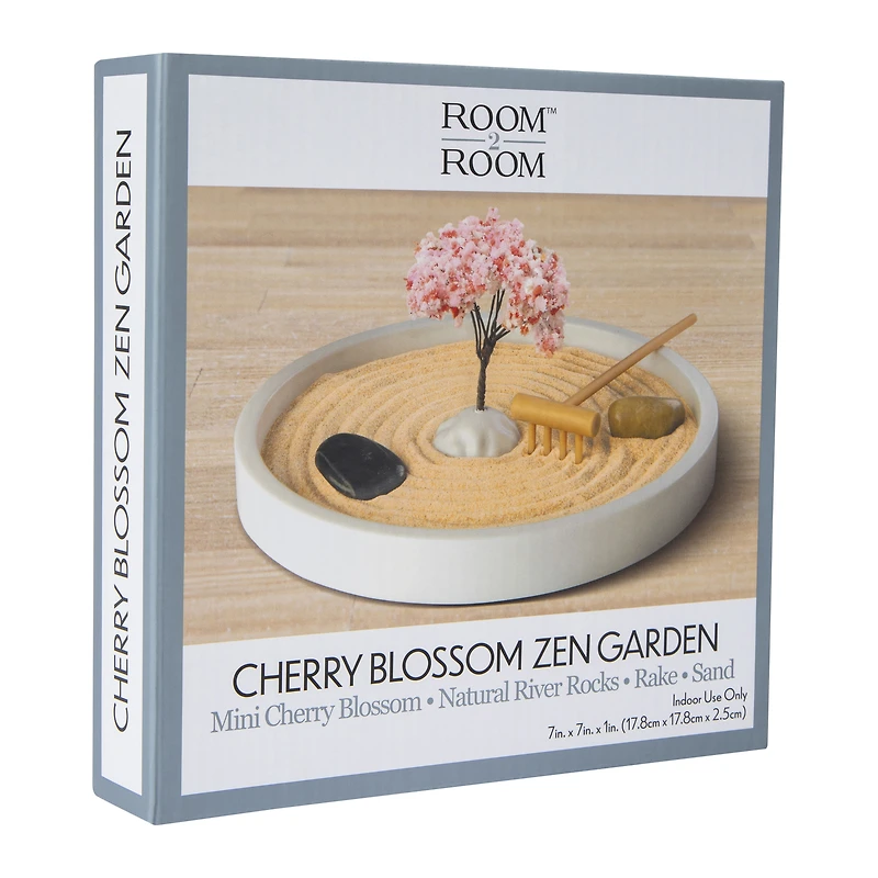 cherry blossom zen garden 7in
