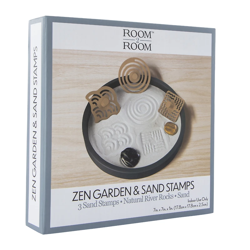 zen garden & sand stamps