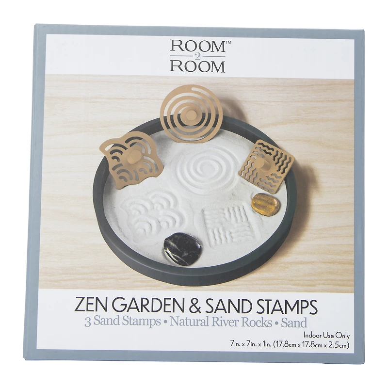 zen garden & sand stamps