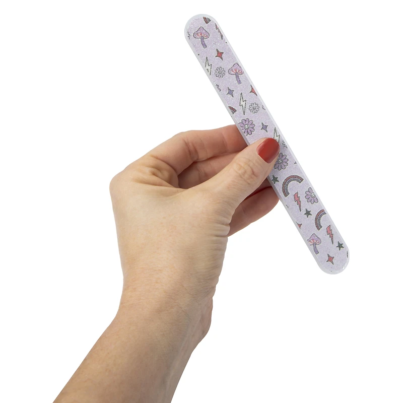 Large Nail File - Rainbows