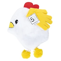 kid's beanie hat with ear flaps & matching gloves set