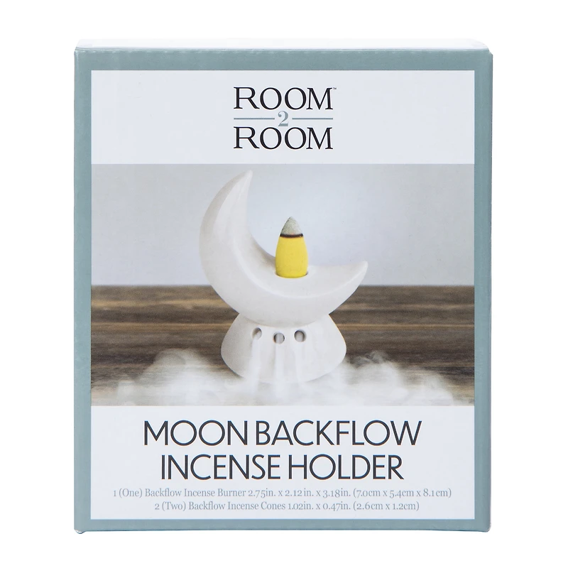 moon backflow incense burner