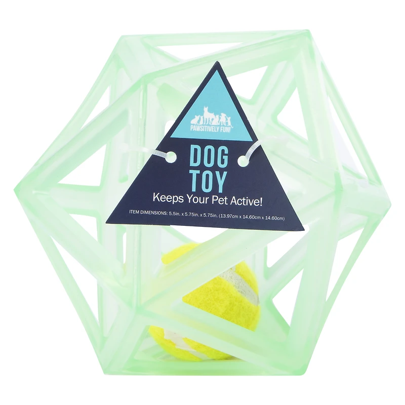 geometric dog toy