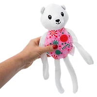 holiday plush long limb dog toy