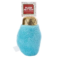 christmas bulb plush pet toy