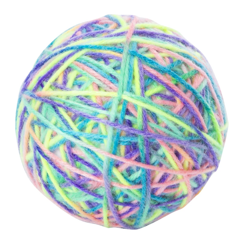yarn ball cat toy