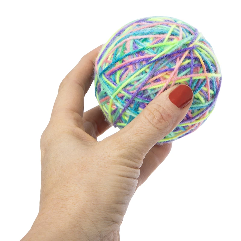 yarn ball cat toy