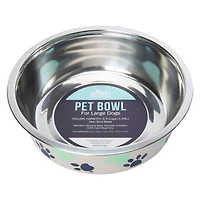 stainless steel pet bowl for large dogs 6.5 cups