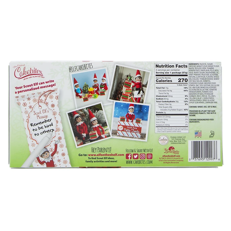 the elf on shelf® christmas cakebites® 4-count