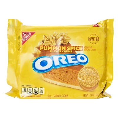 limited edition pumpkin spice oreo® cookies 12.2oz
