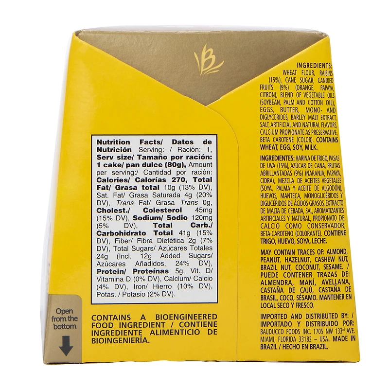 bauducco® classic mini panettone 2.8oz