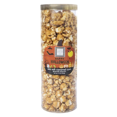 happy halloween sea salt caramel corn gourmet popcorn 7.5oz