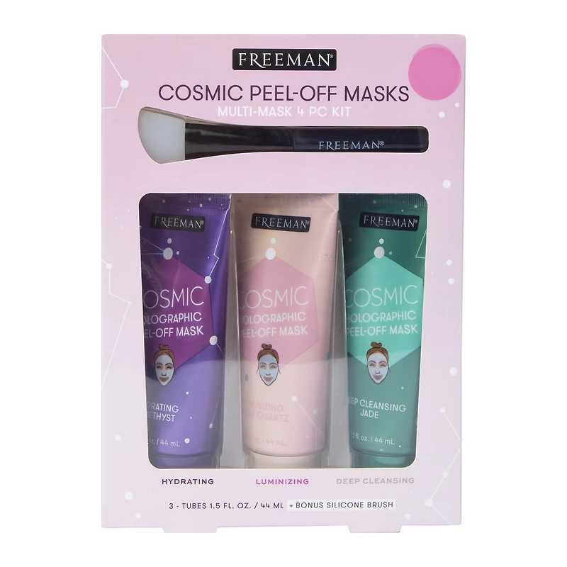 freeman® cosmic peel-off masks set