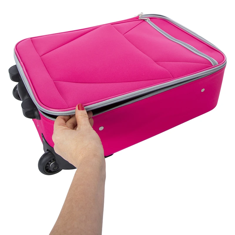 Rolling Carry-On Luggage 24L - Pink