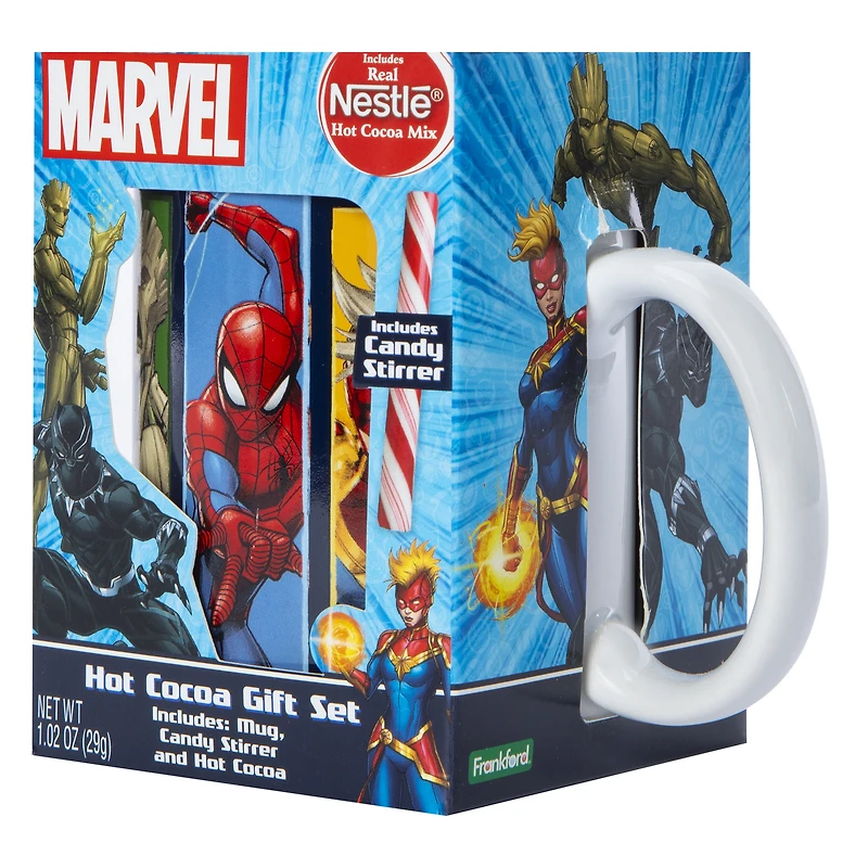 Marvel hot cocoa gift set
