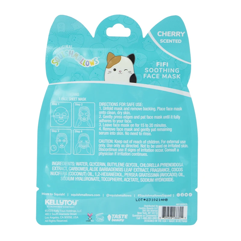 squishmallows™ soothing face mask 0.67oz