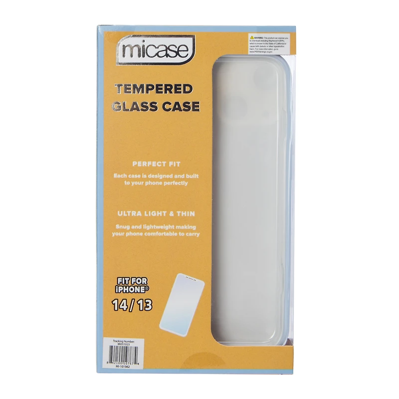 iPhone 14®/13® pattern tempered glass phone case