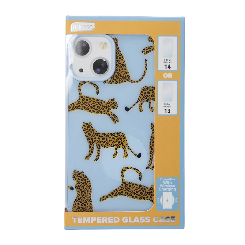 iPhone 14®/13® pattern tempered glass phone case