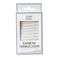 rainbow twinkle lights 12ft