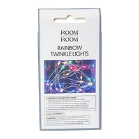 rainbow twinkle lights 12ft