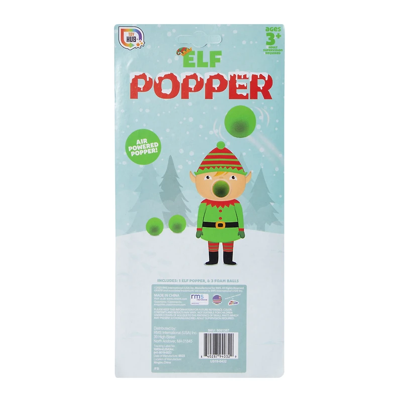 holiday foam ball popper toy