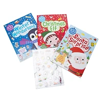 sparkly christmas activity case with over 1000 stickers