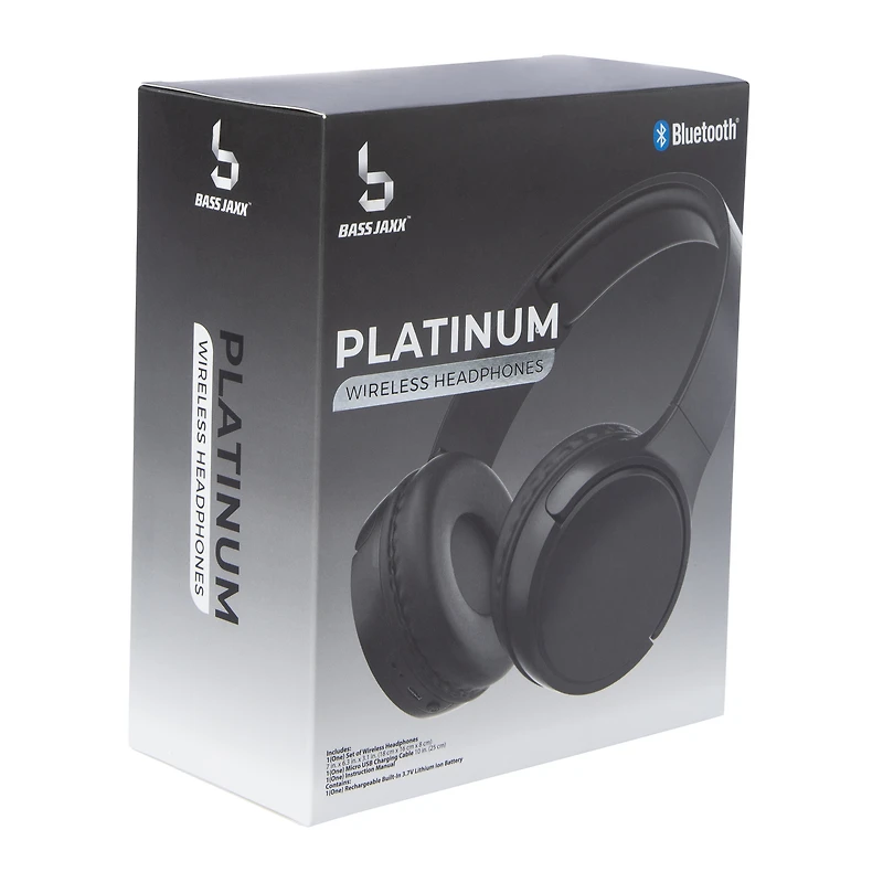 platinum bluetooth® wireless headphones