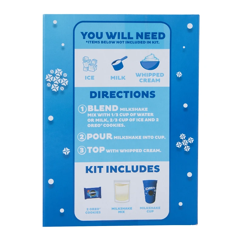 oreo® milkshake kit