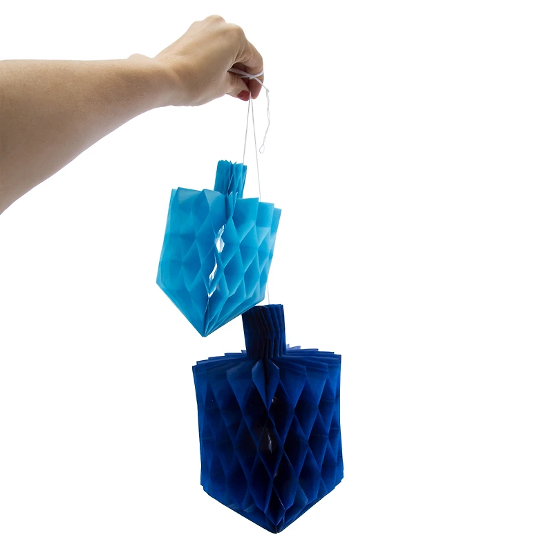 Hanging Dreidel Honeycombs 5-Count