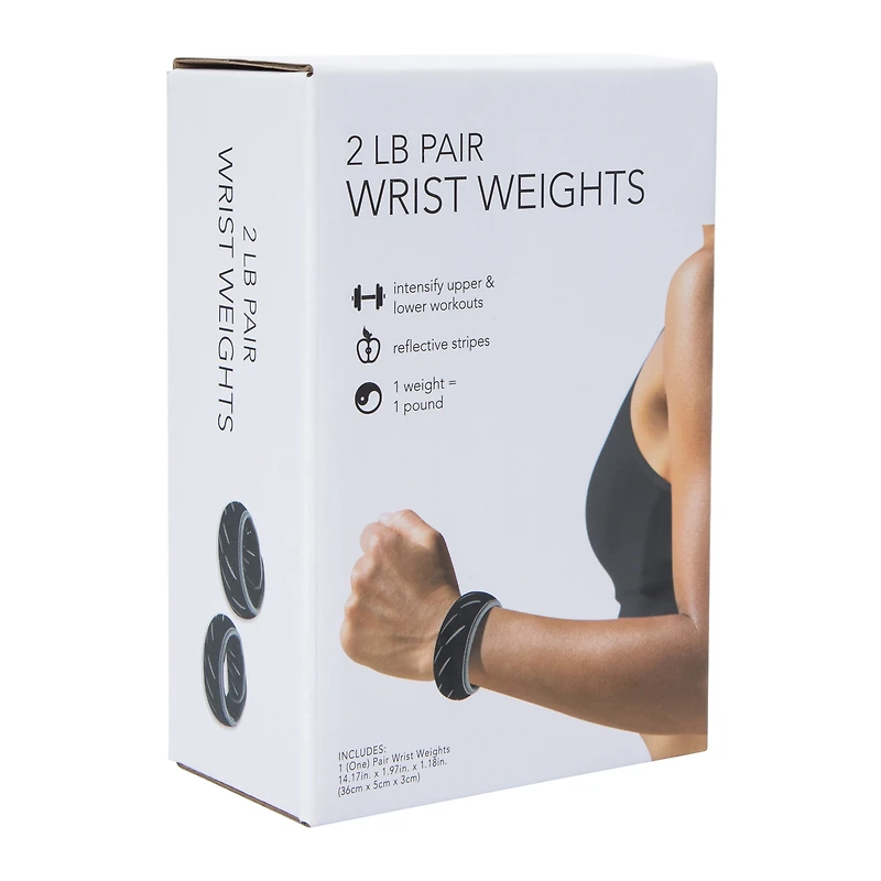 1lb wrist weights 2-pack