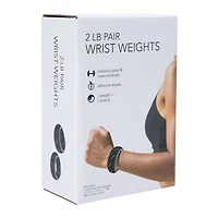 1lb wrist weights 2-pack