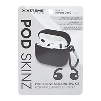 silicone case & accessories for AirPods® 3-piece