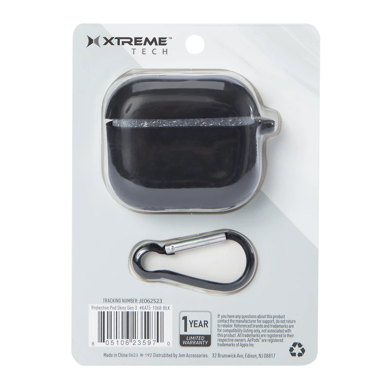 silicone case & accessories for AirPods® 3-piece