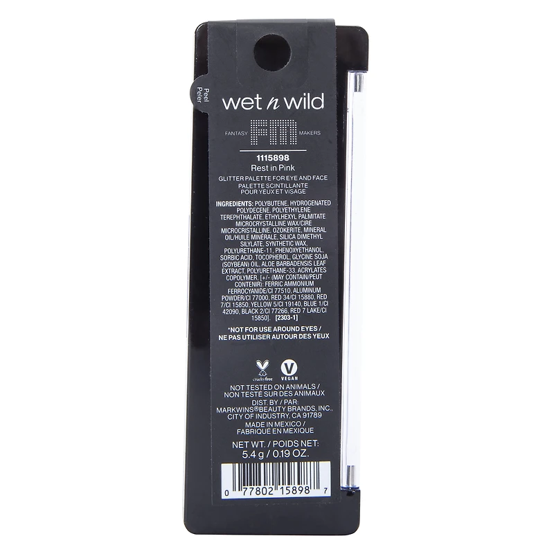 wet n wild® fantasy makers glitter palette for eyes & face