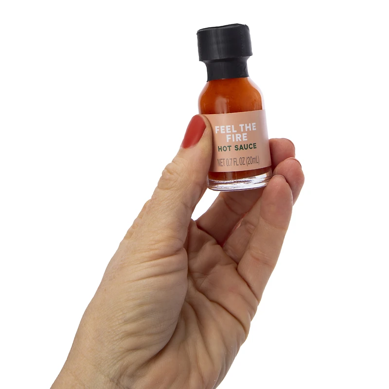 hot santa rocks 6-piece hot sauce sampler gift set