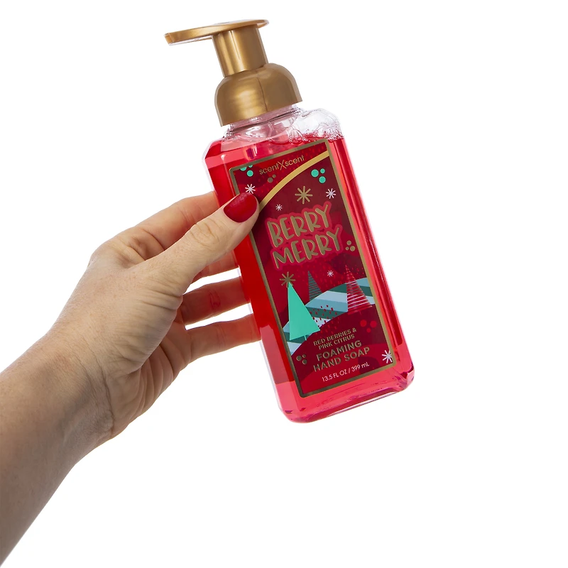 holiday scented foaming hand soap 13.5oz