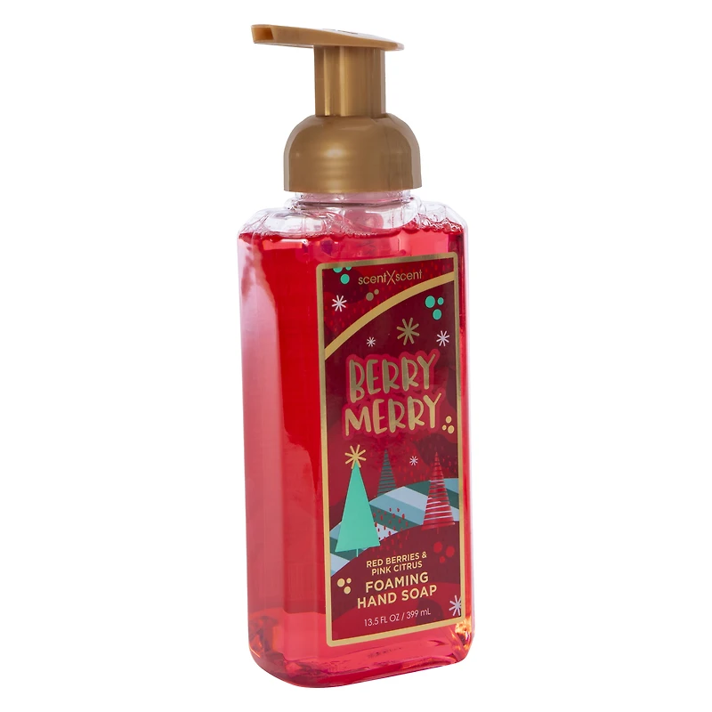 holiday scented foaming hand soap 13.5oz