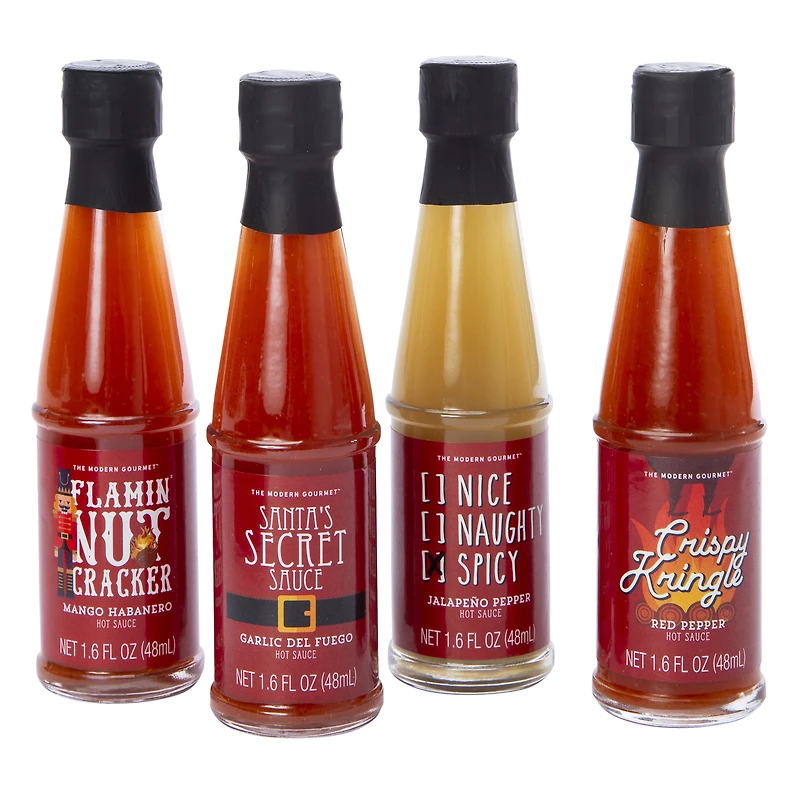 the modern gourmet™ santa's secret stash hot sauce gift set