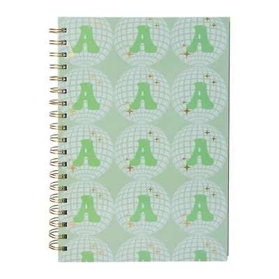 Monogram Disco Ball Journal