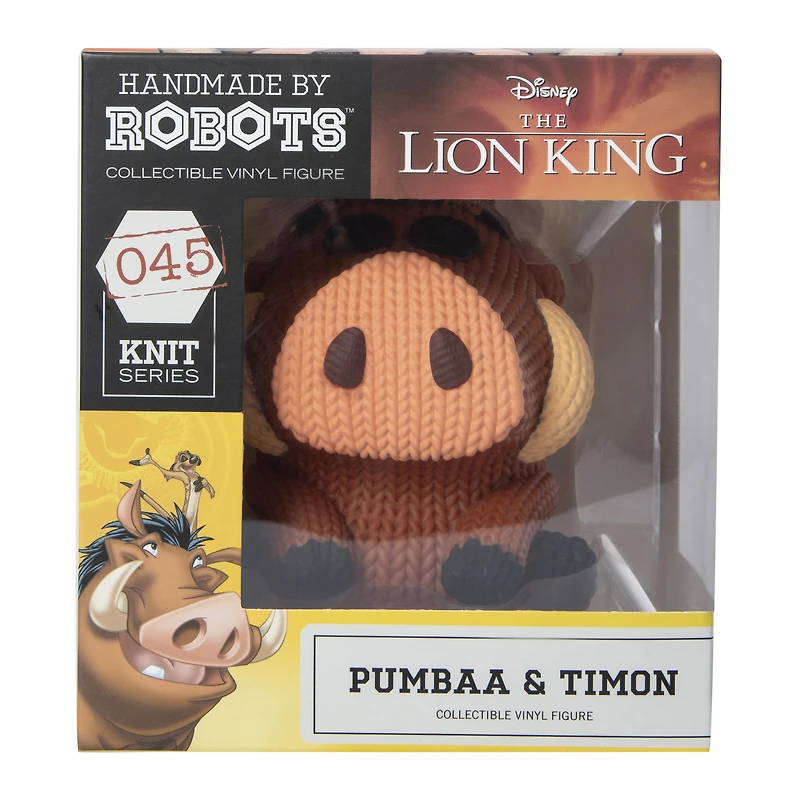 Disney The Lion King Handmade By Robots™ Vinyl Figure - Pumbaa & Timon