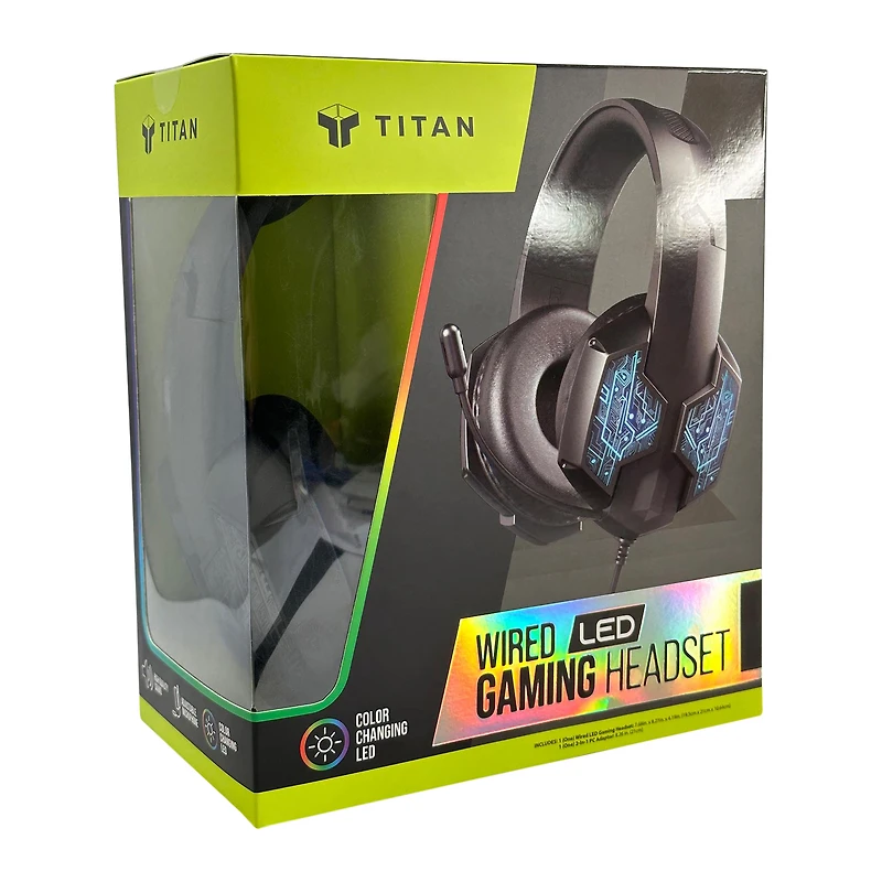 Titan Wired LED Gaming Headset