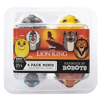 Disney The Lion King Mini Handmade By Robots™ Vinyl Figures 4-Count