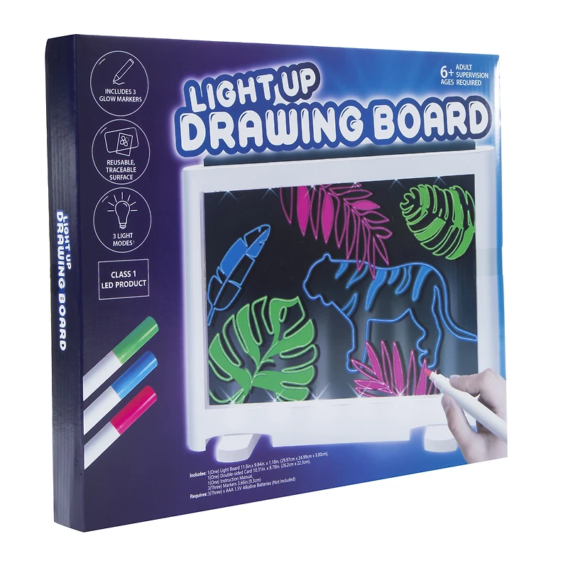 light up LED drawing board 11.8in x 9.84in