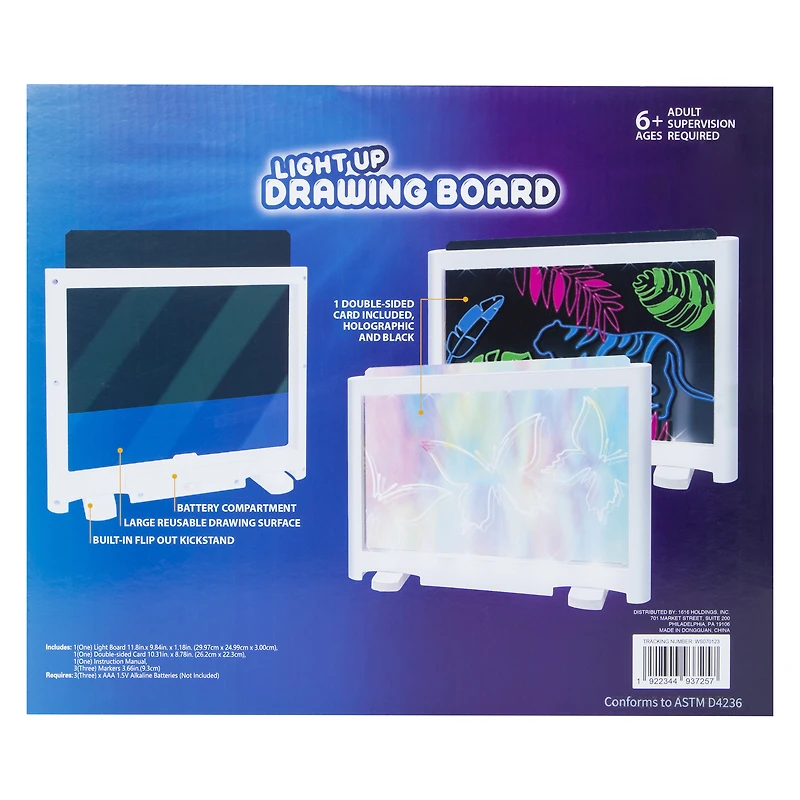 light up LED drawing board 11.8in x 9.84in