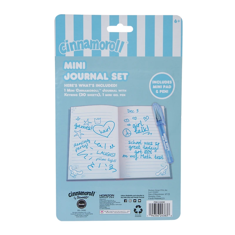 Hello Kitty & Friends Mini Journal Set