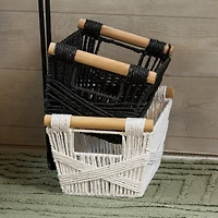 woven storage bin 8in x 12in
