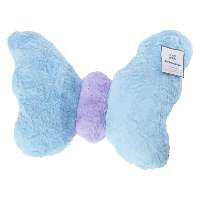 butterfly throw pillow 16in