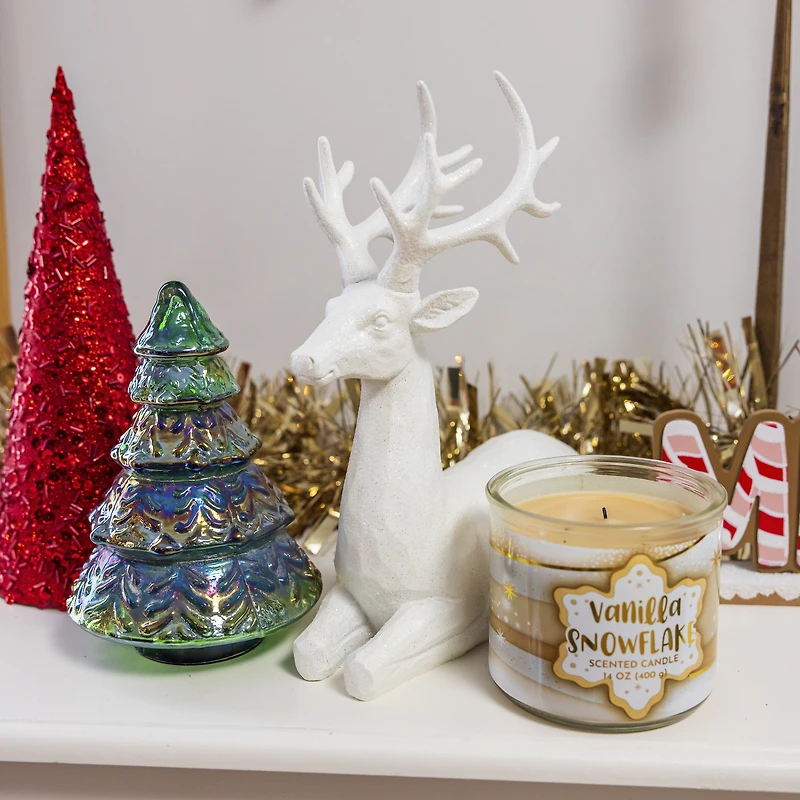 Glass Christmas Tree 7in