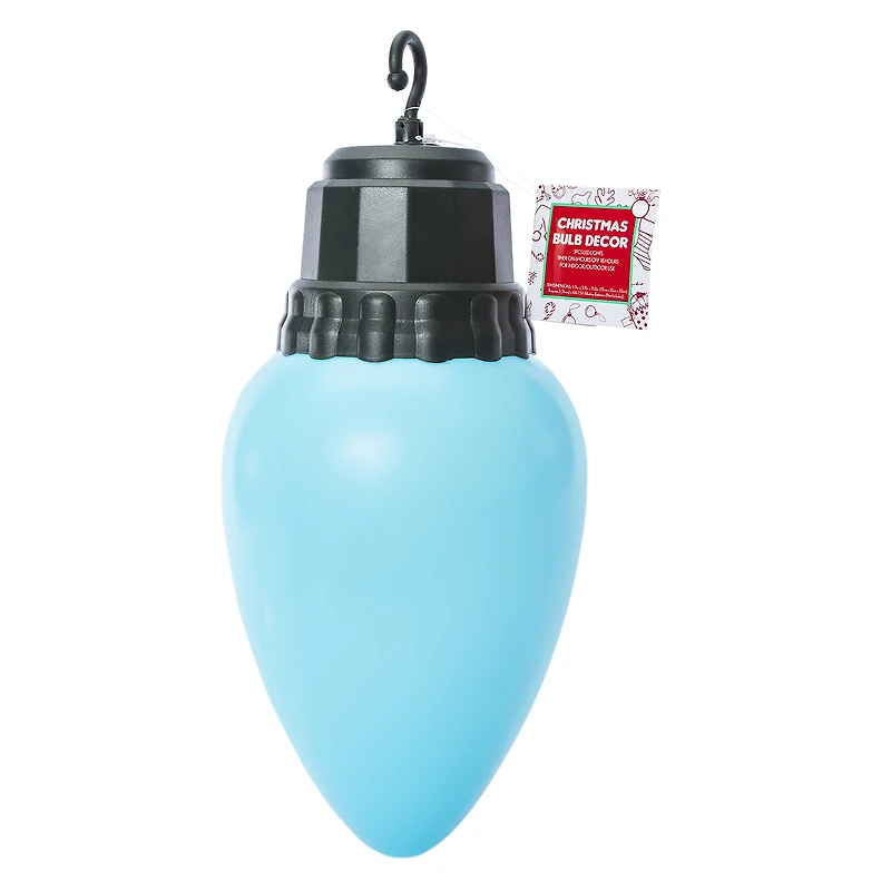 jumbo hanging christmas light bulb 11.8in