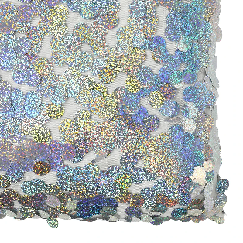 paillette sequin pillow 16in